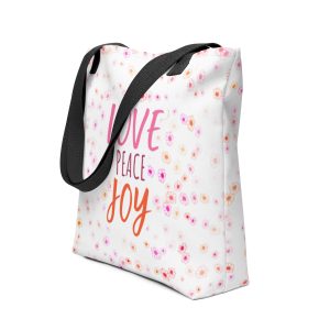 Love Peace Joy Tote bag