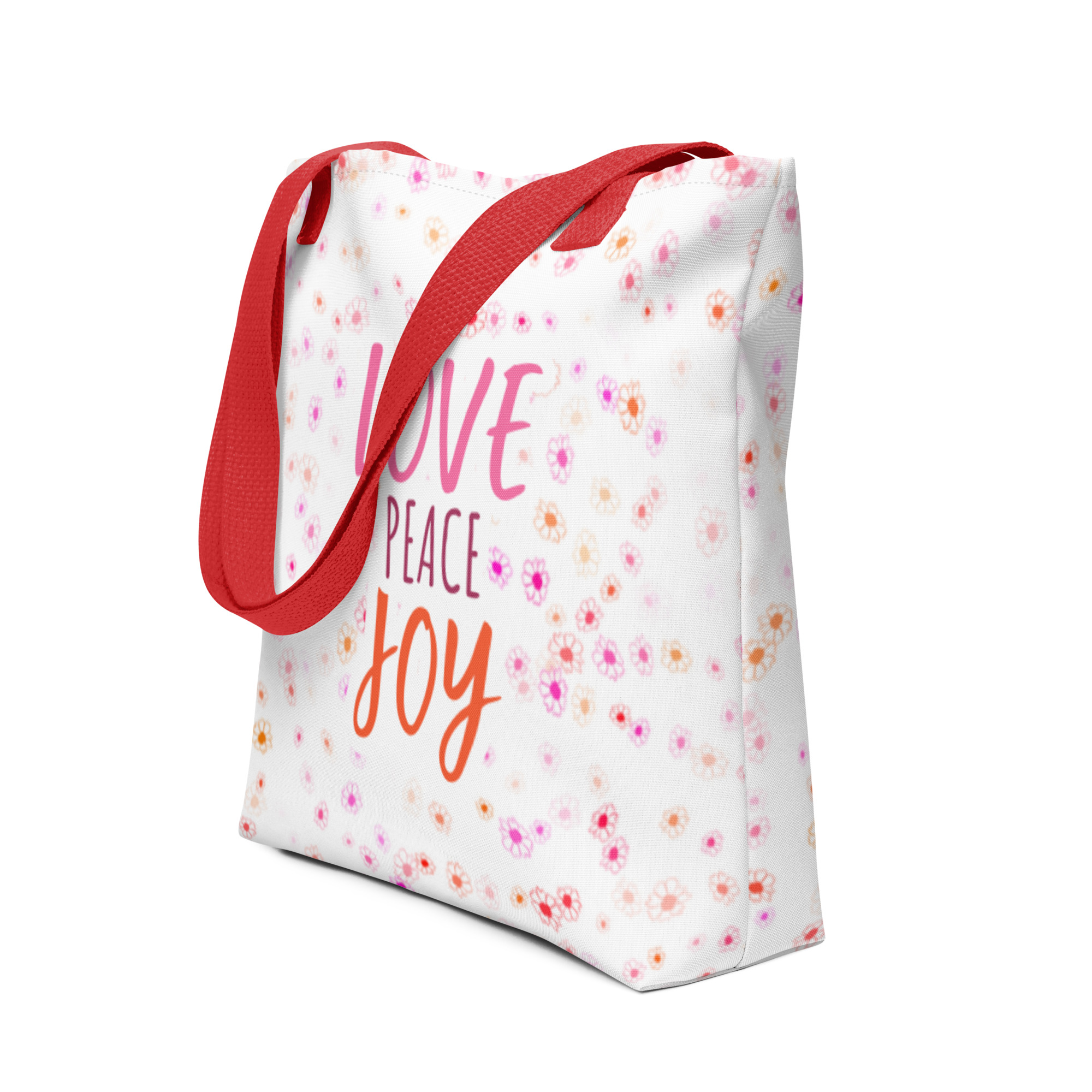 Love Peace Joy Tote bag - Image 3