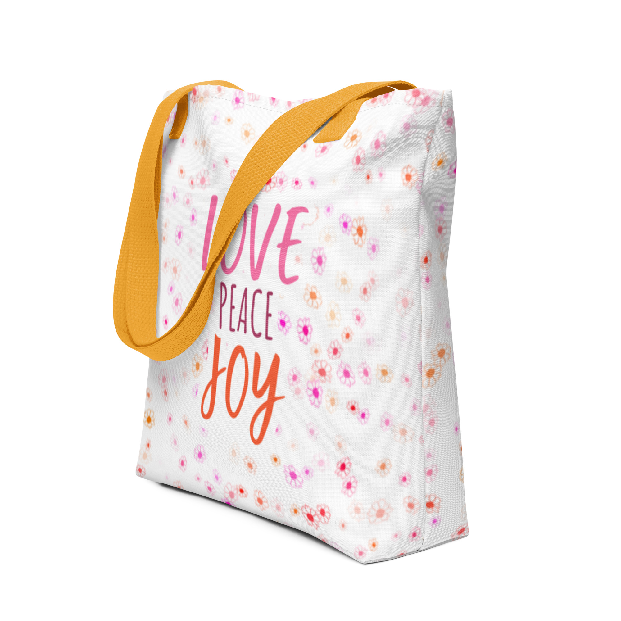Love Peace Joy Tote bag - Image 4