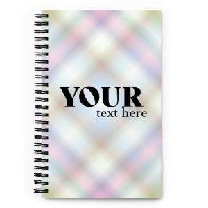 Pastel Spiral Dotted Line Notebook