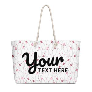 Bowling Pin Oversized Weekender Bag