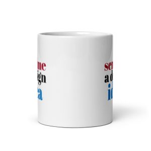 Personalized White glossy mug