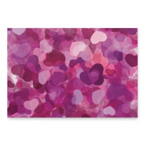 Love Pink Magenta Heart Wrapping paper sheets