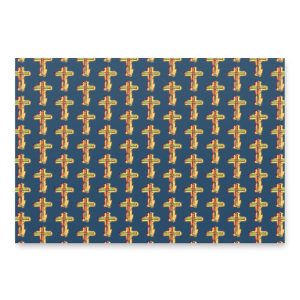 Bright Cross Wrapping paper sheets
