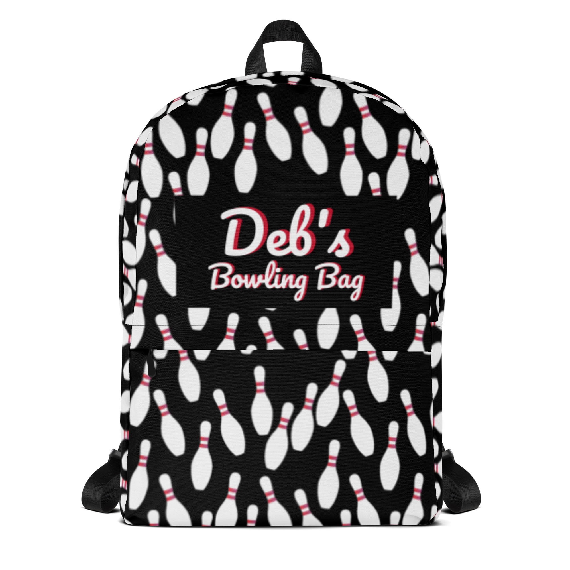 Personalized Bowling Pin Backpack - Image 5