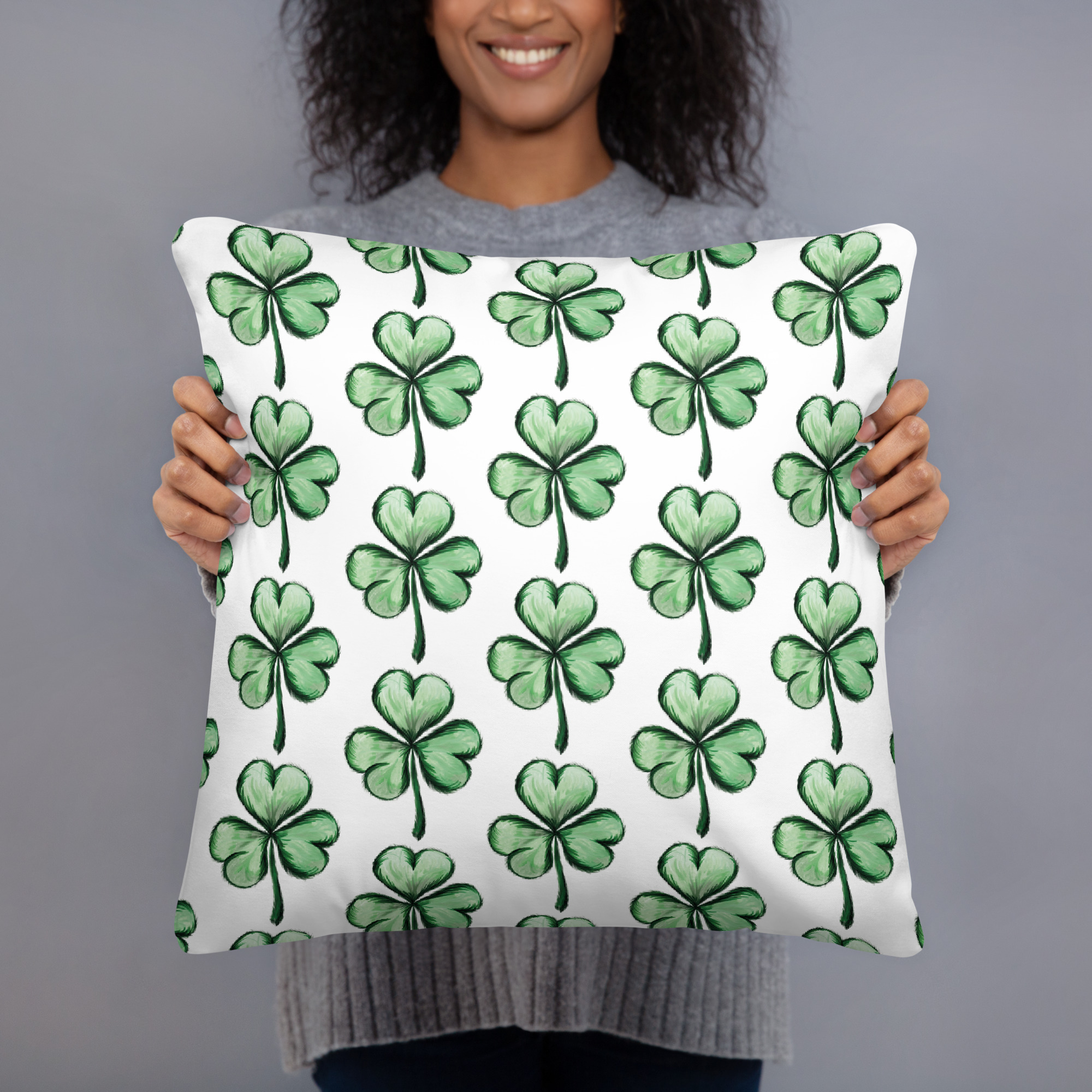 Shamrock Basic Pillow - Image 2