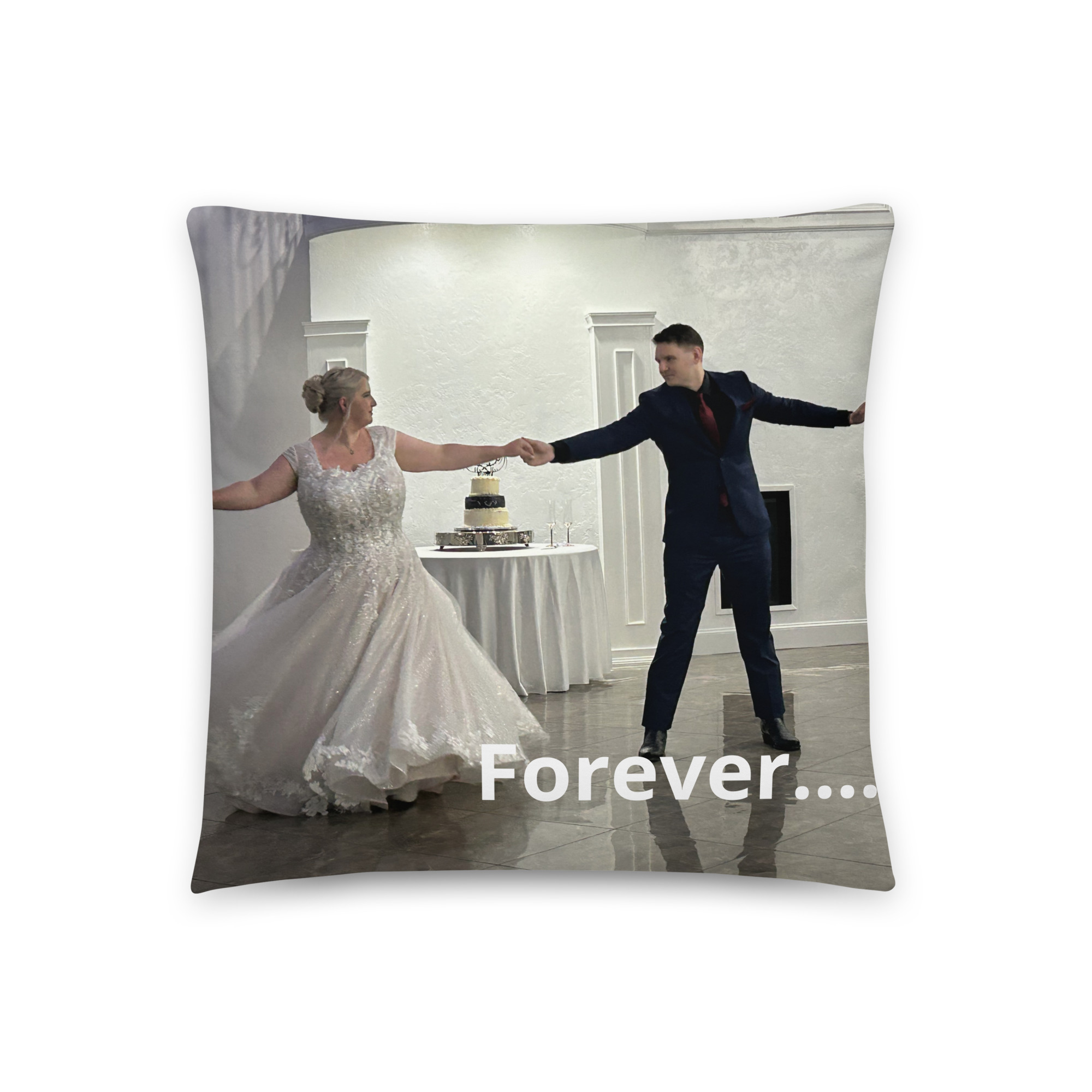 Wedding Couples Basic Pillow - Image 3