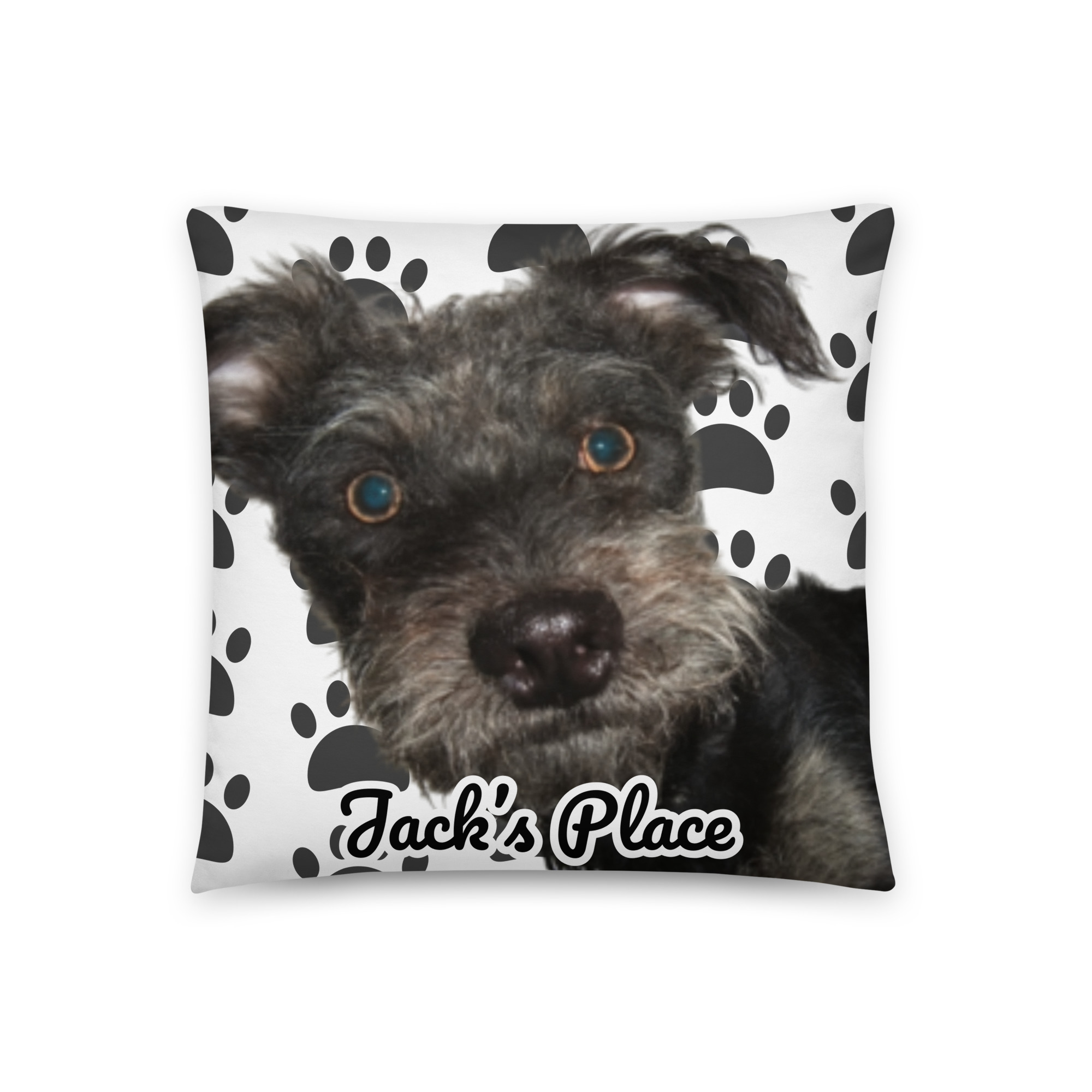 Personalized Dog Basic Throw Pillow - Image 3