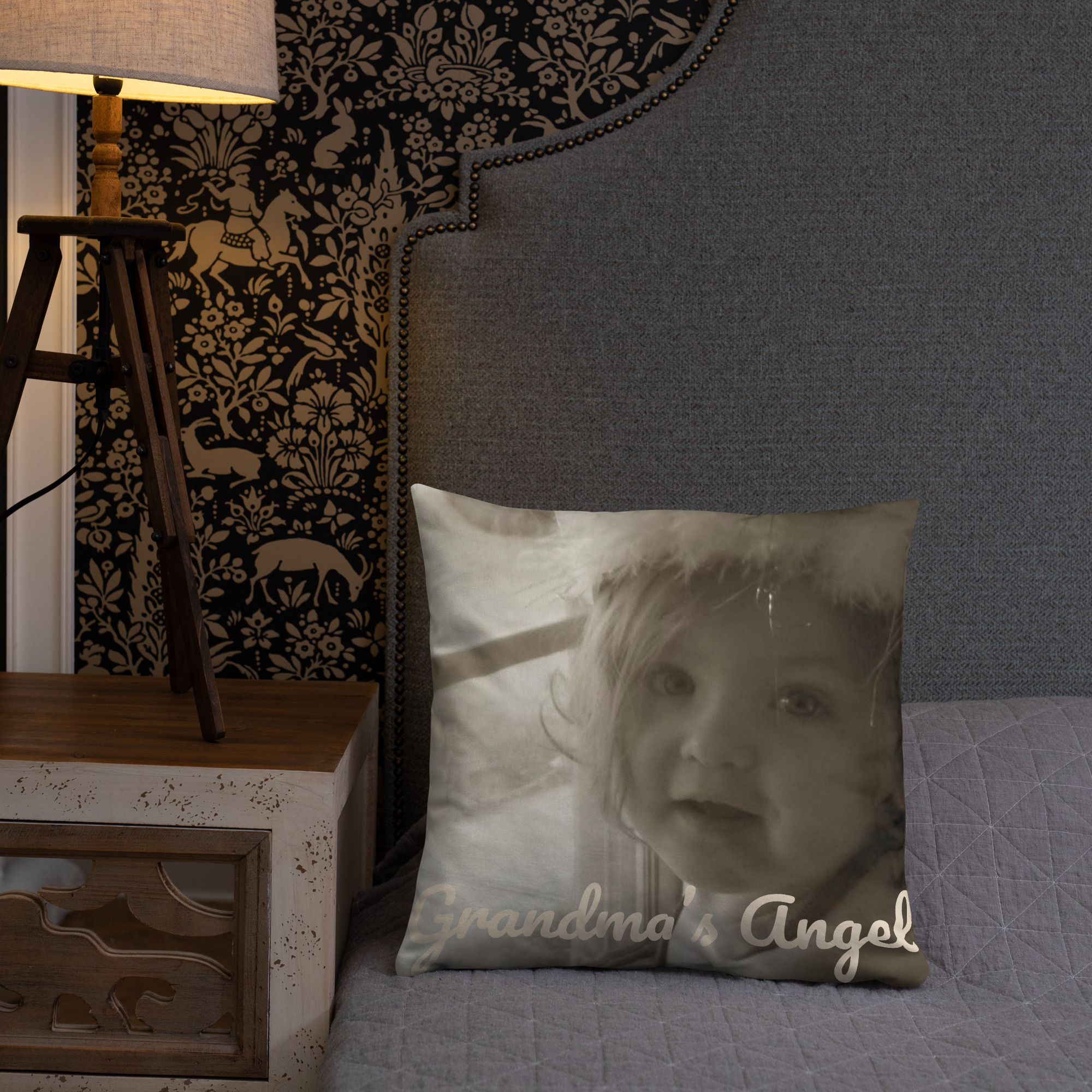 Grandchild Photo Basic Pillow - Image 5