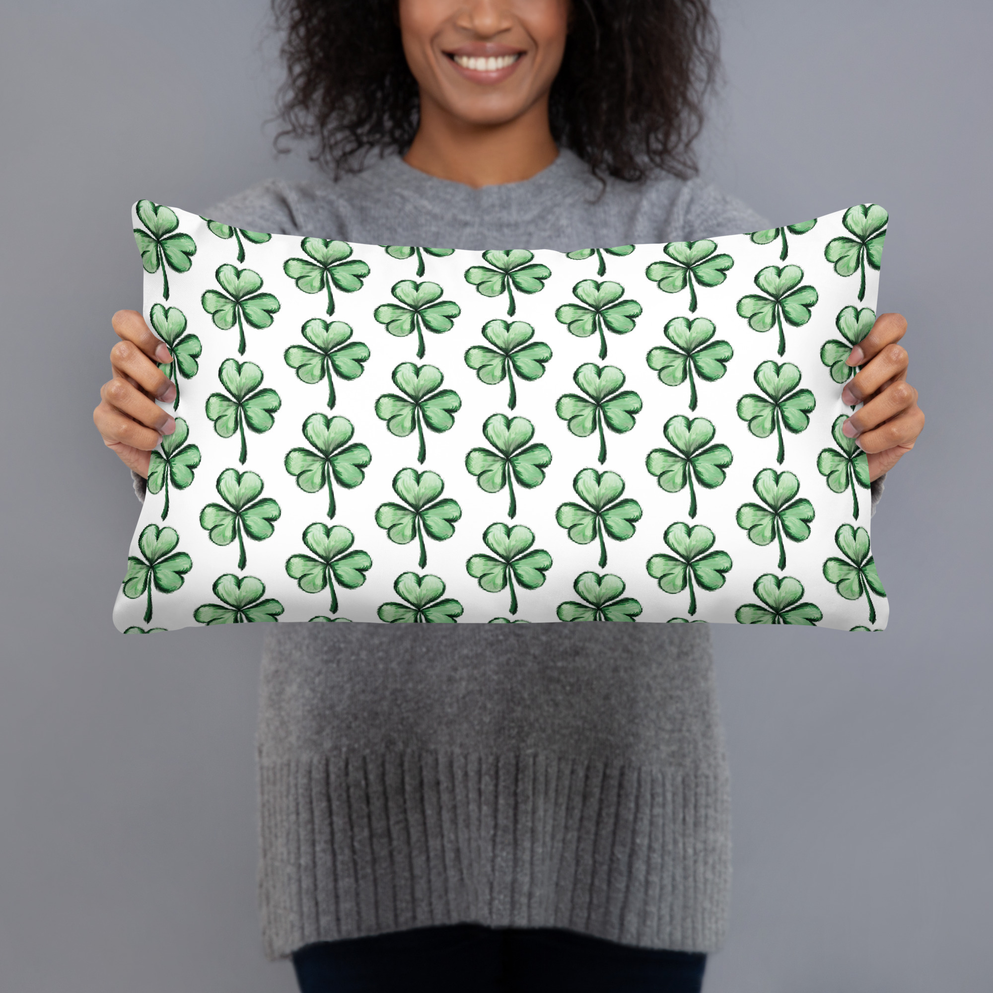 Shamrock Basic Pillow - Image 4