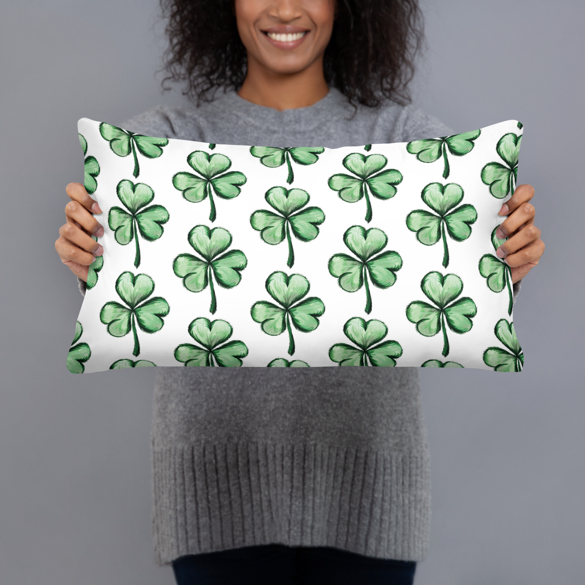 Shamrock Basic Pillow - Image 3