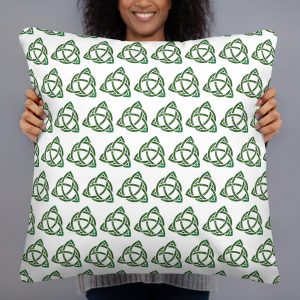Celtic Trinity Knot Triquetra Basic Pillow
