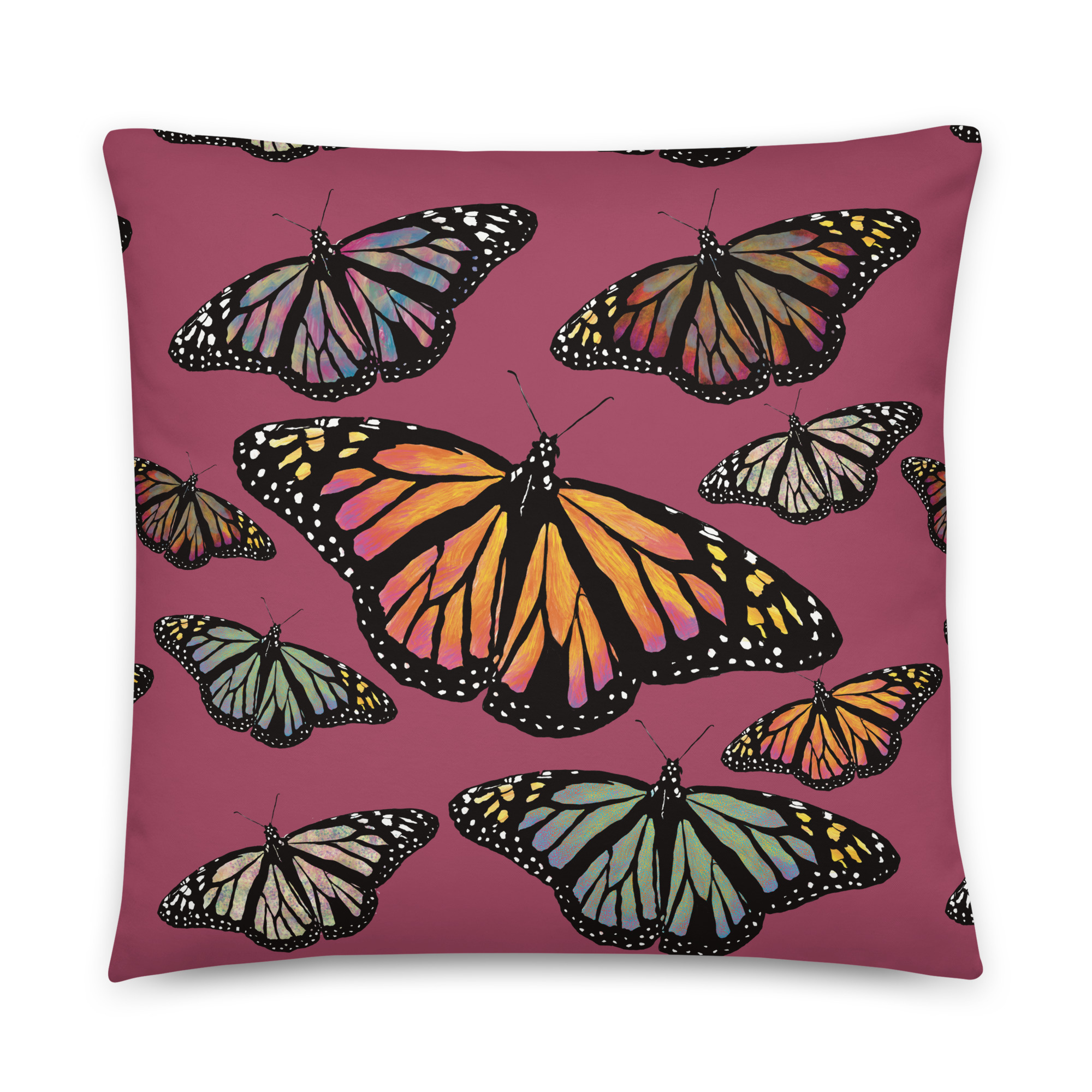 Colorful Butterfly Basic Pillow - Image 11