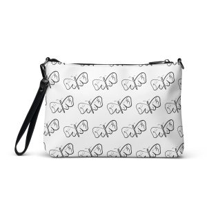 Black and White Butterfly Crossbody bag