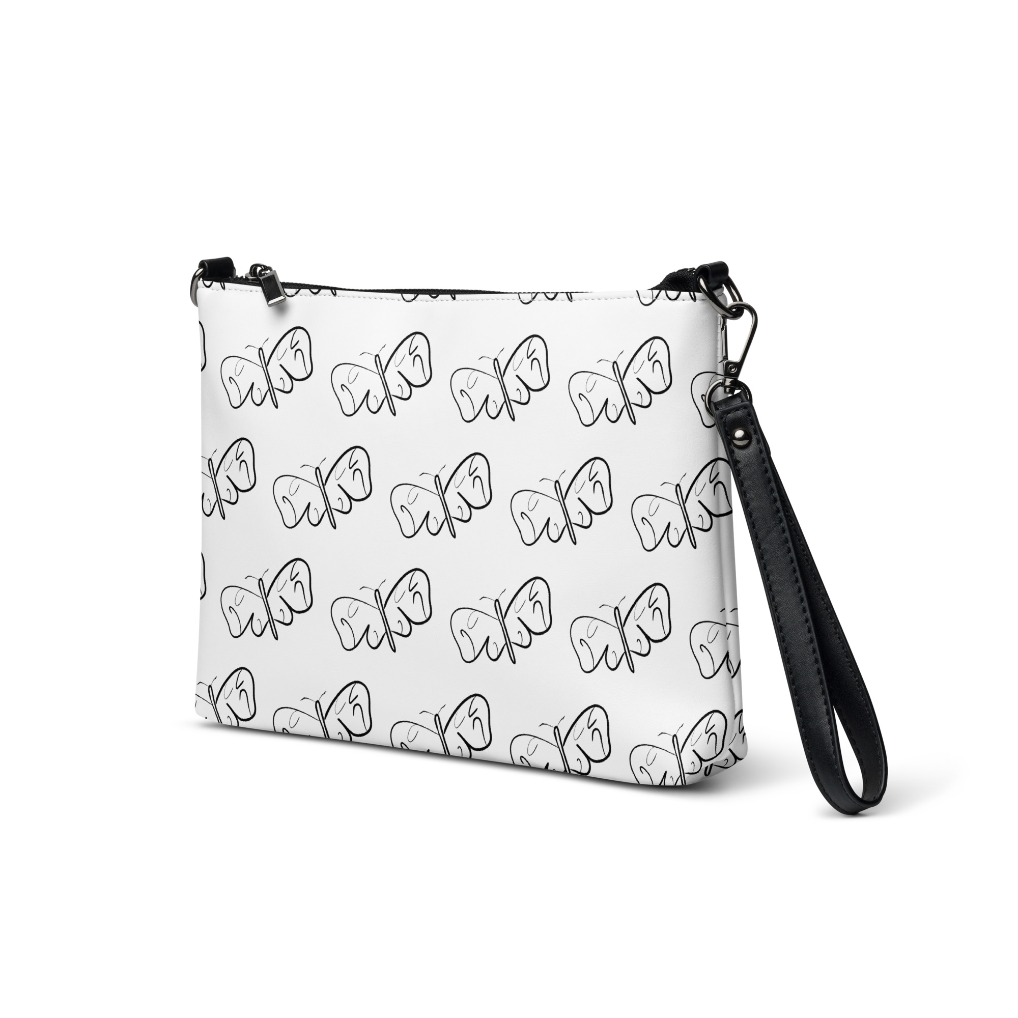 Black and White Butterfly Crossbody bag - Image 4