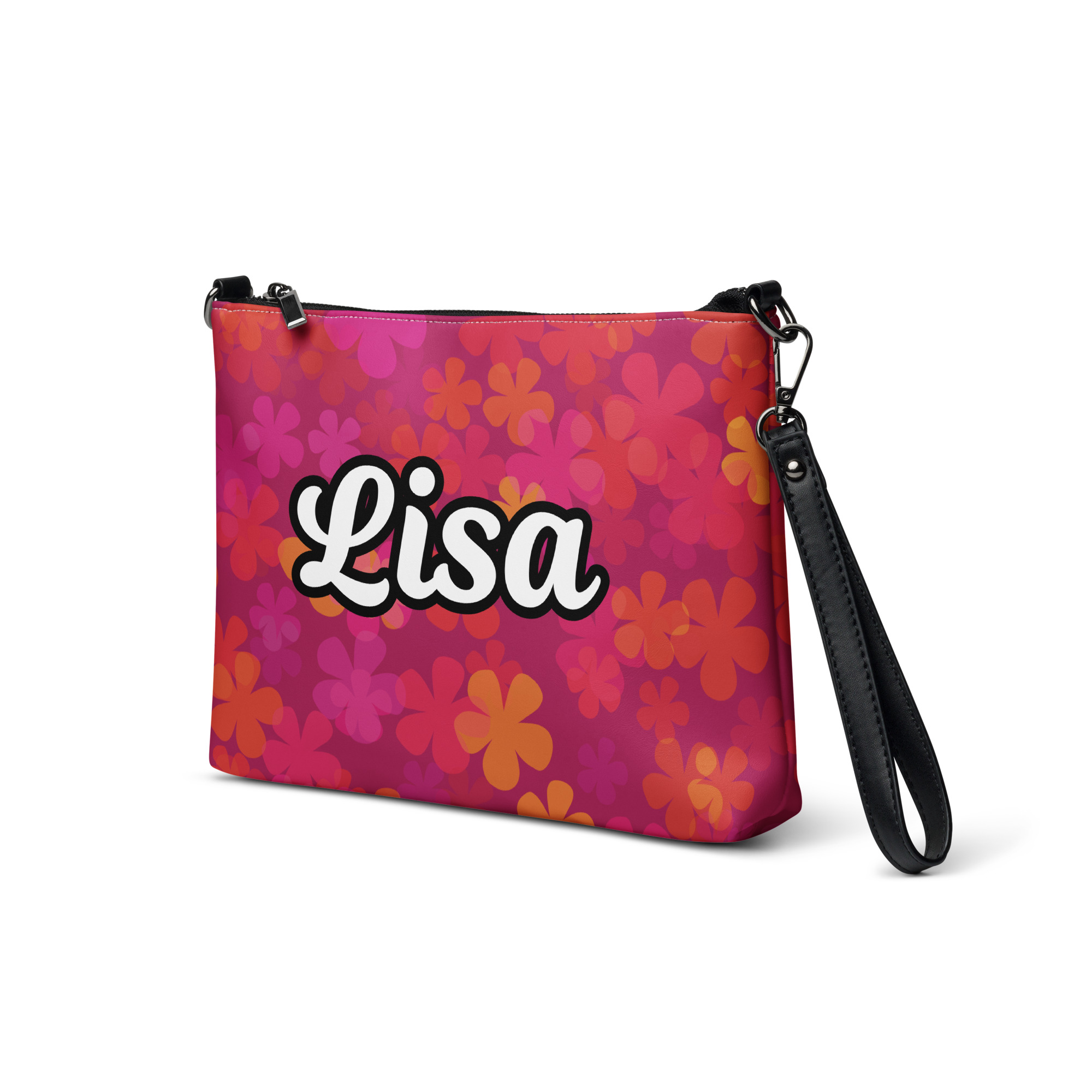 Custom Name Retro Floral Crossbody bag - Image 4