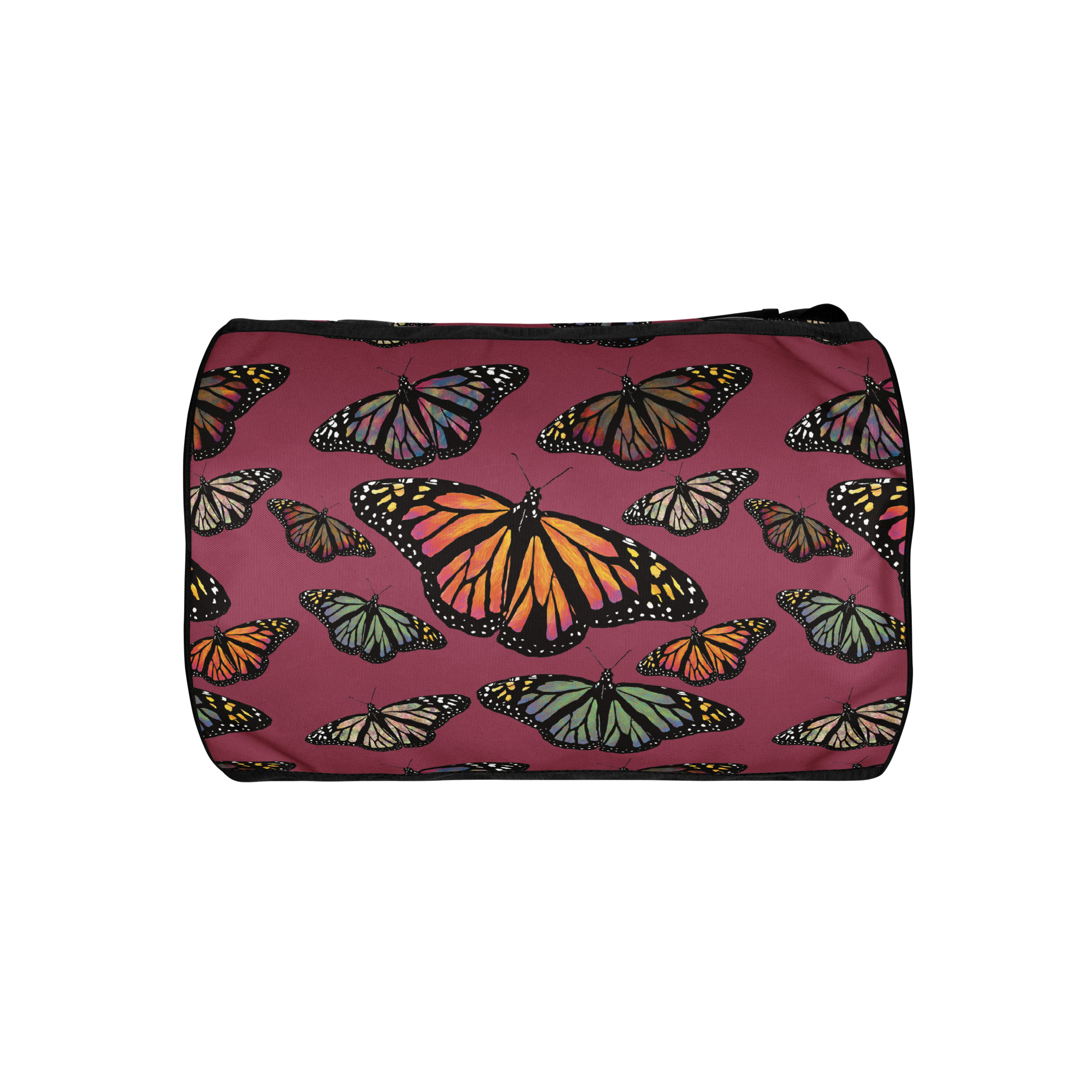 Colorful Butterfly All-over print gym bag - Image 4