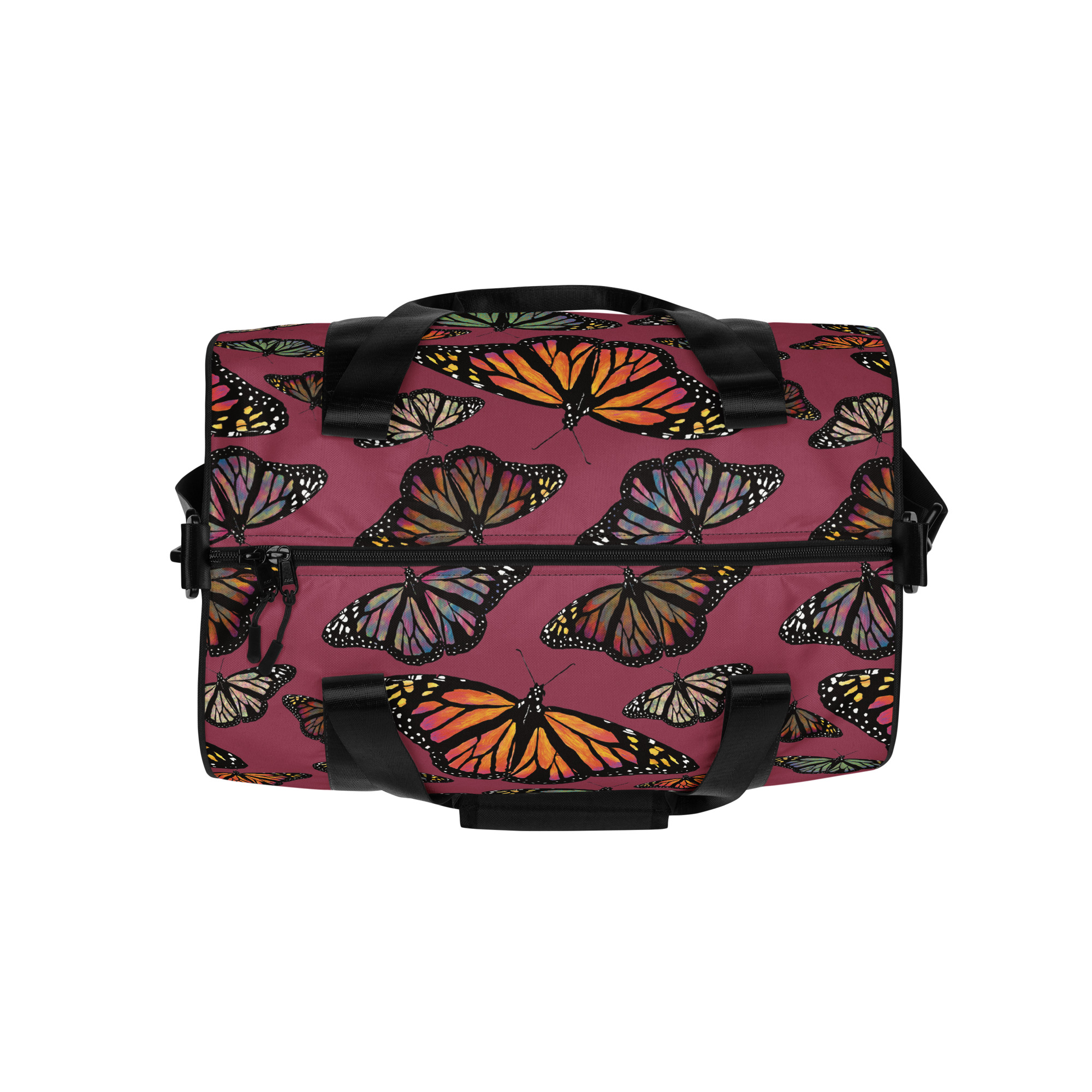 Colorful Butterfly All-over print gym bag - Image 3