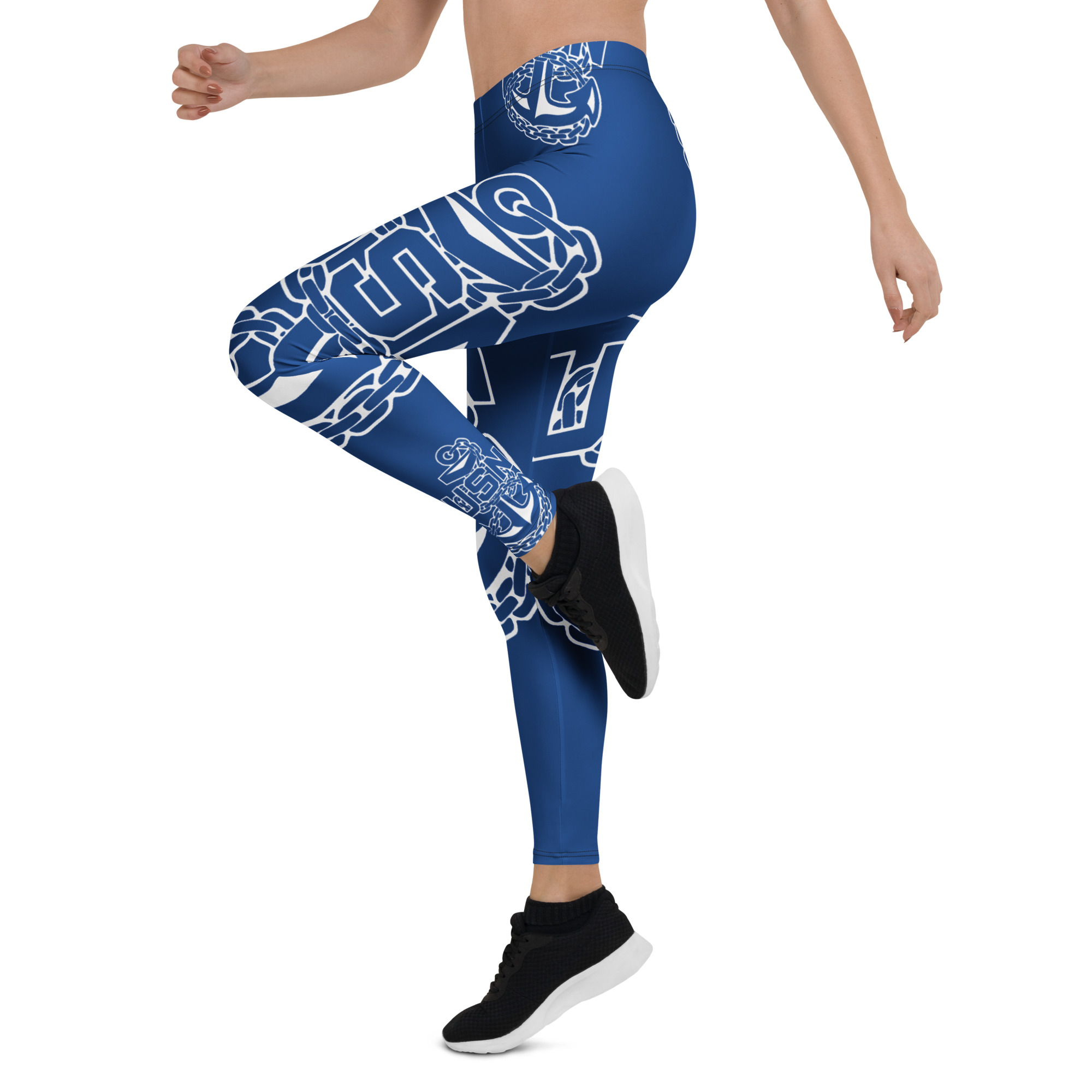 Large Print Military Navy Leggings - Image 10