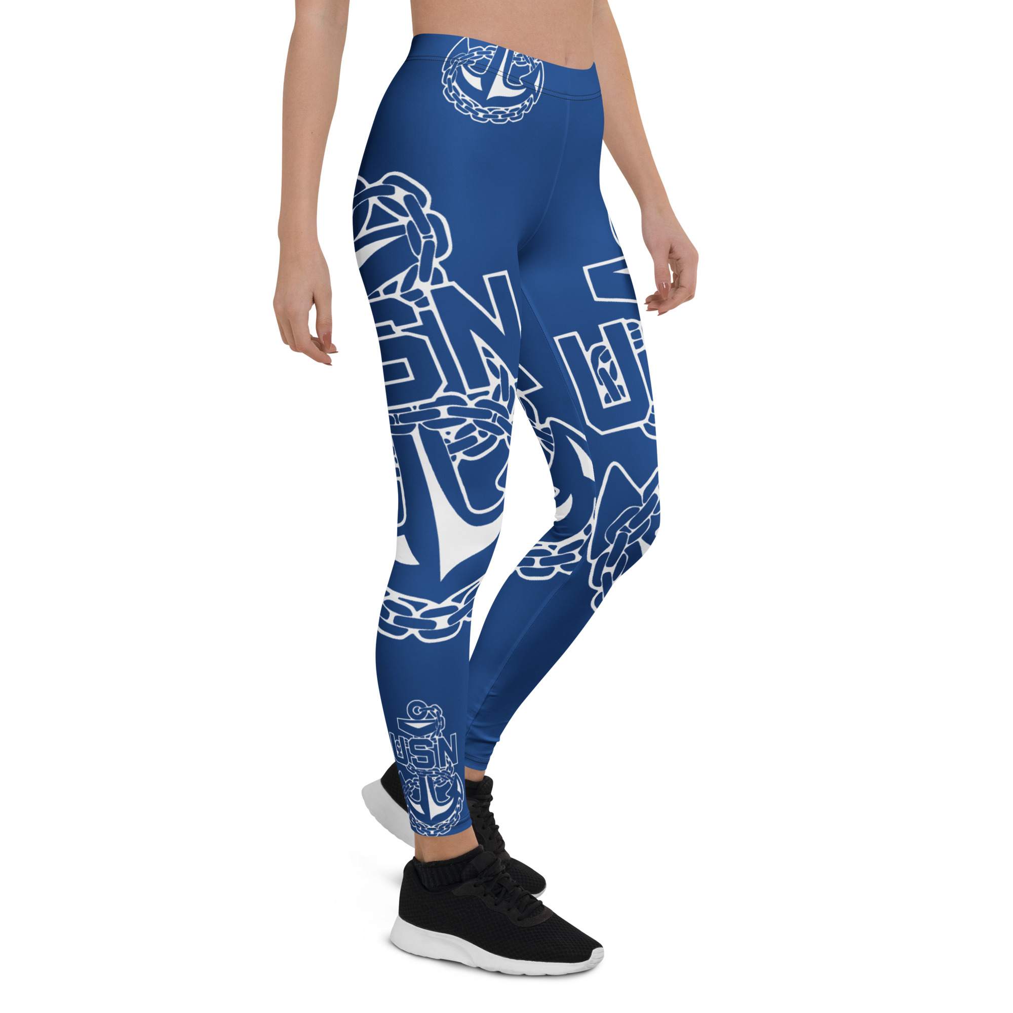Large Print Military Navy Leggings - Image 11