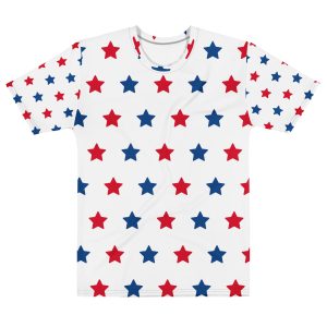 Red White and Blue Stars Men's t-shirt