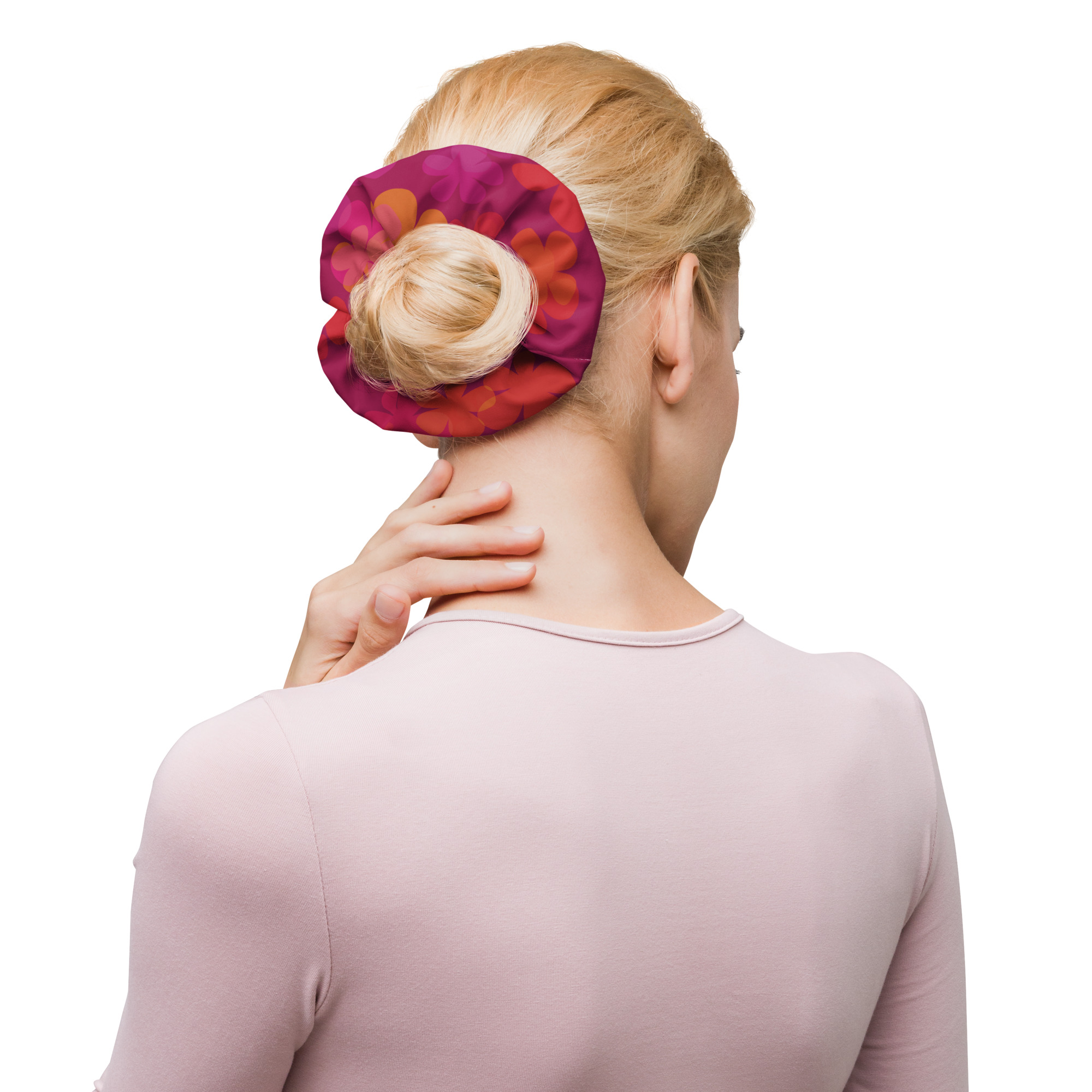Retro Floral Scrunchie - Image 5
