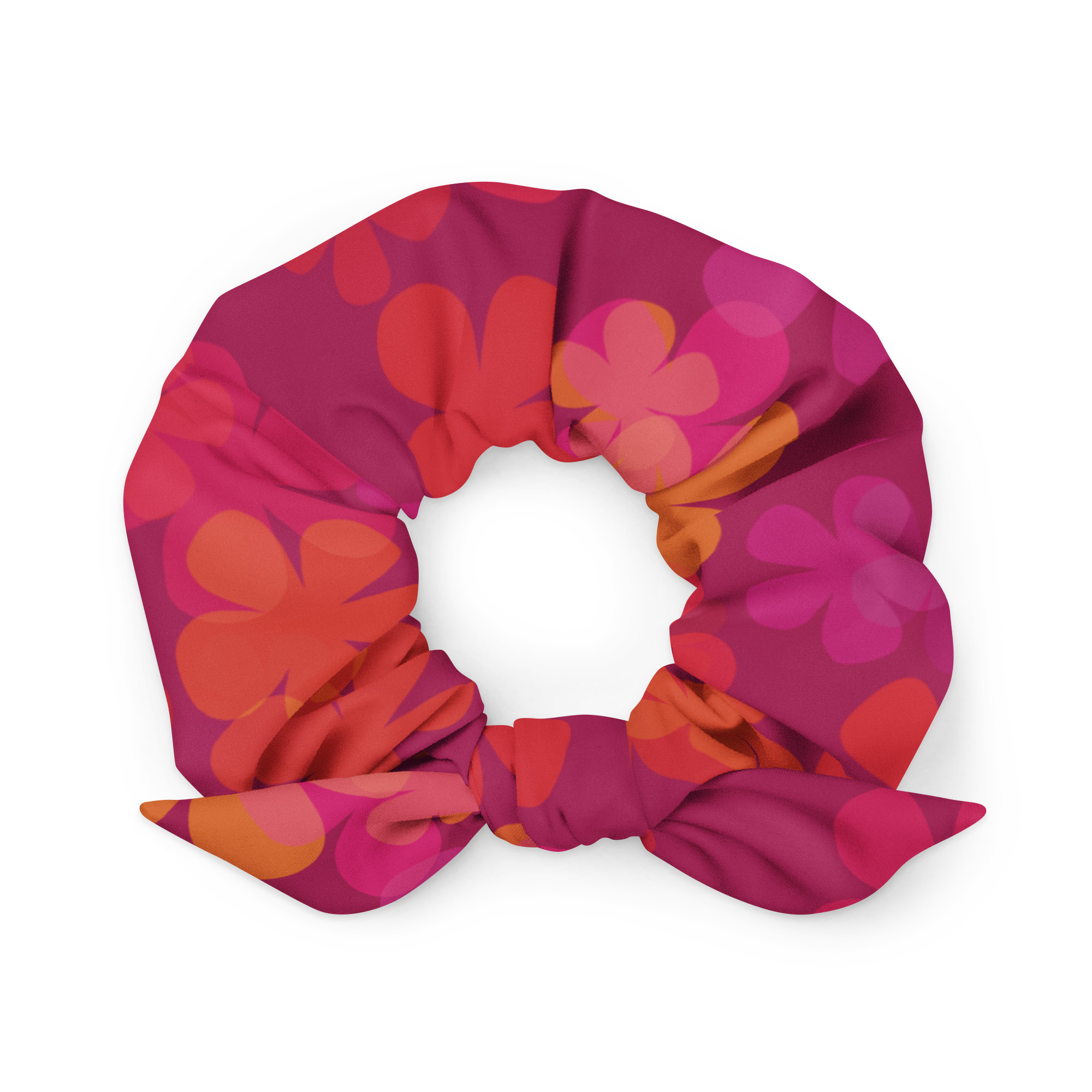 Retro Floral Scrunchie - Image 2