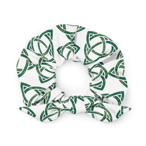 Celtic Knot Triquetra Scrunchie