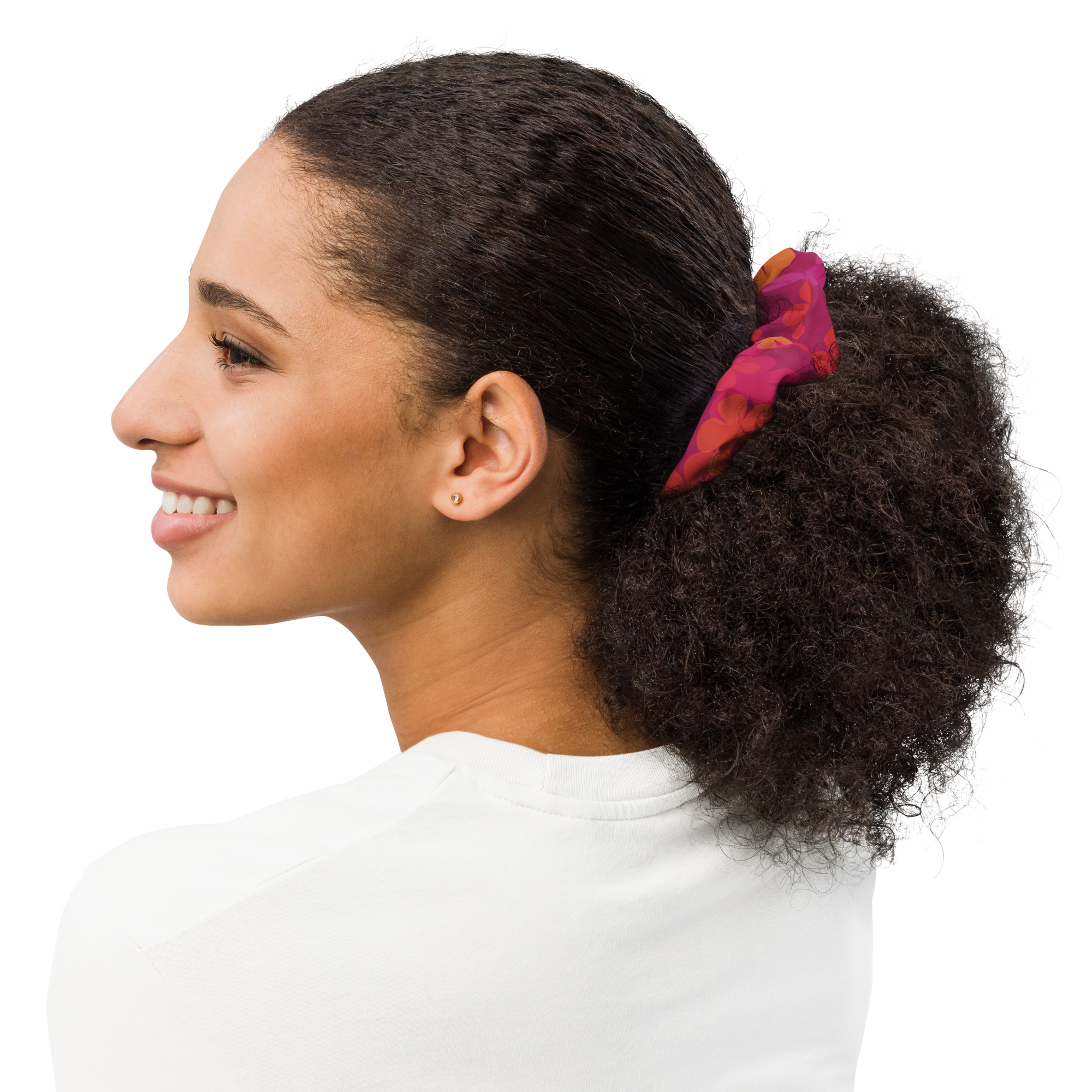 Retro Floral Scrunchie - Image 4