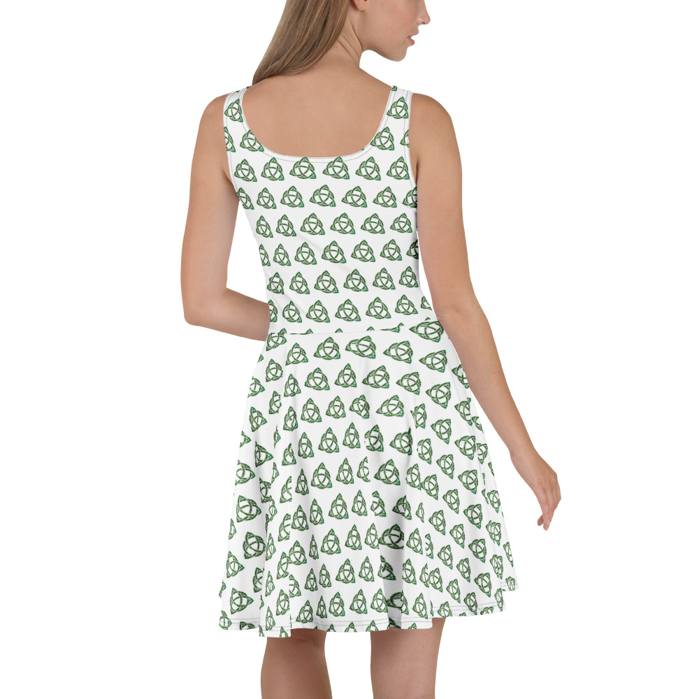 Celtic Trinity Knot Triquetra Skater Dress - Image 6