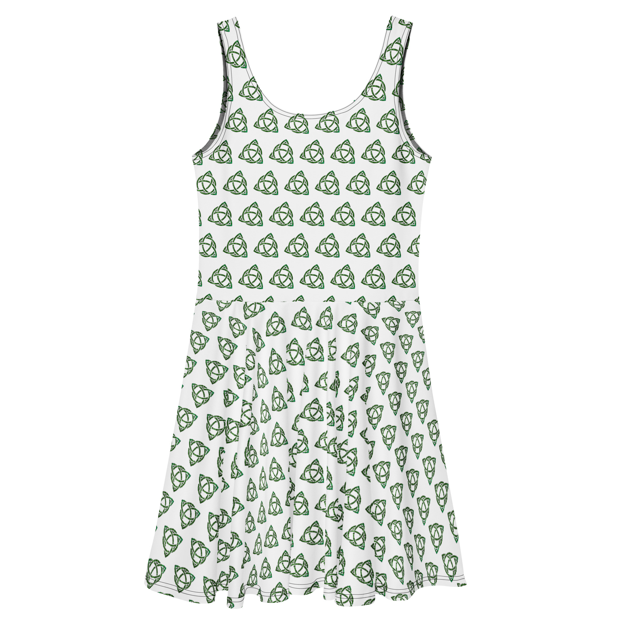 Celtic Trinity Knot Triquetra Skater Dress - Image 3