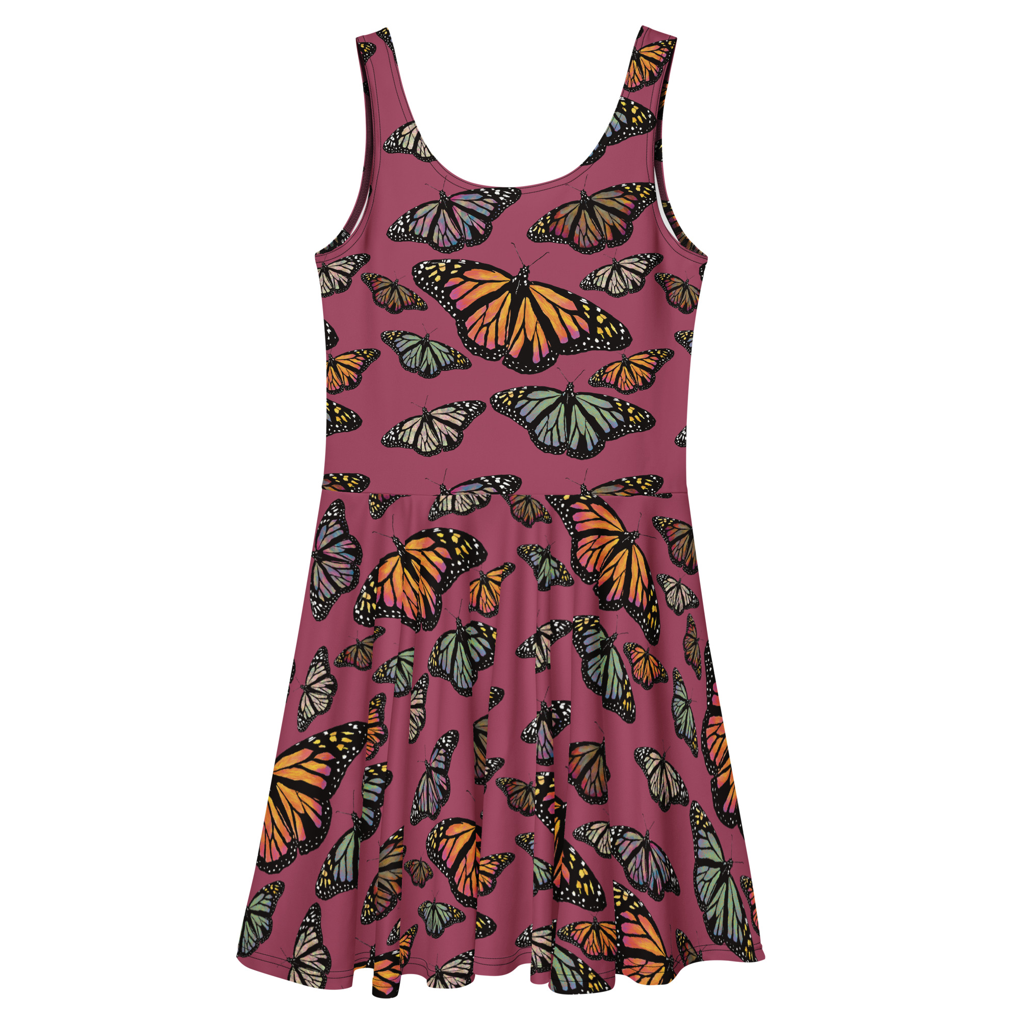 Colorful Butterfly Skater Dress - Image 3