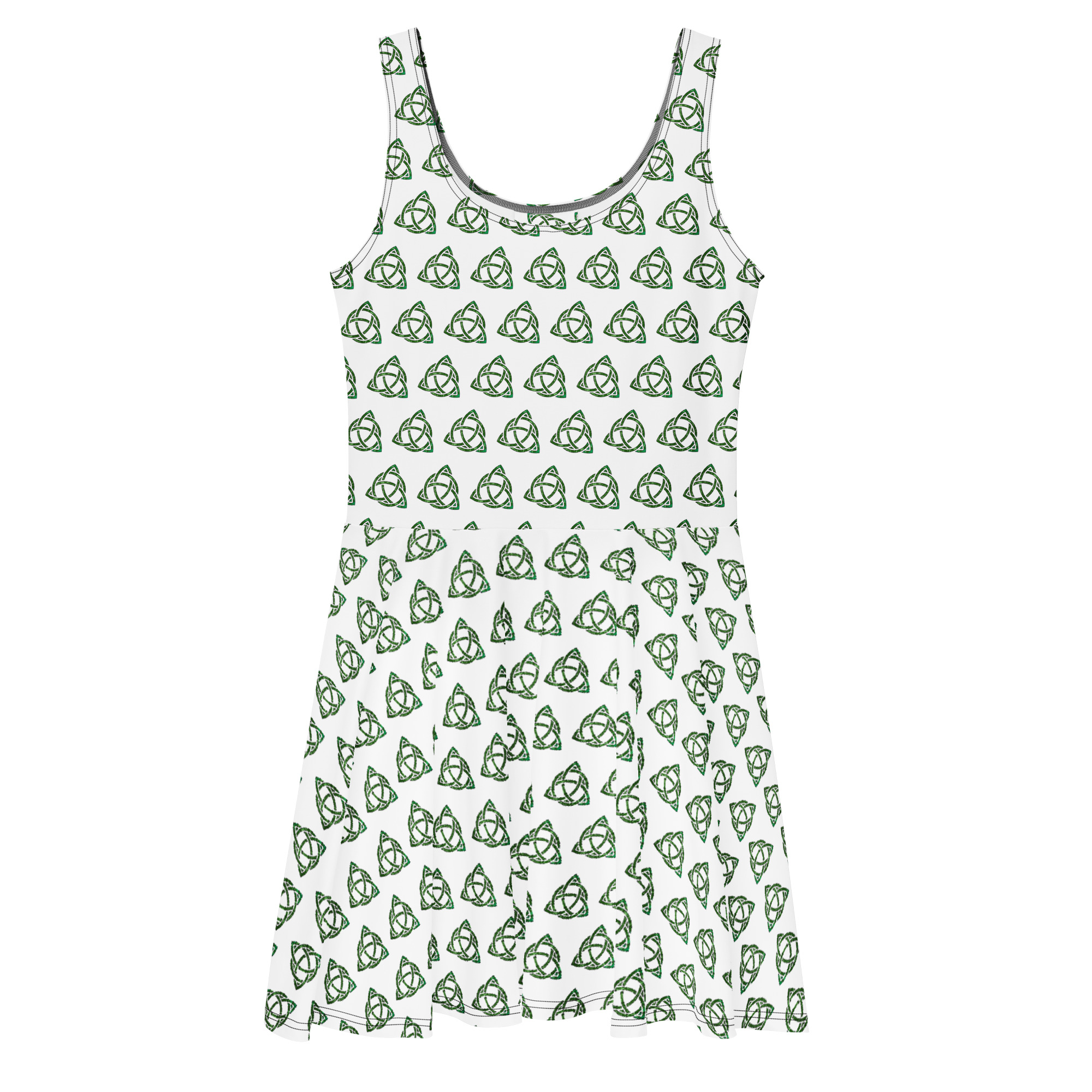 Celtic Trinity Knot Triquetra Skater Dress - Image 2