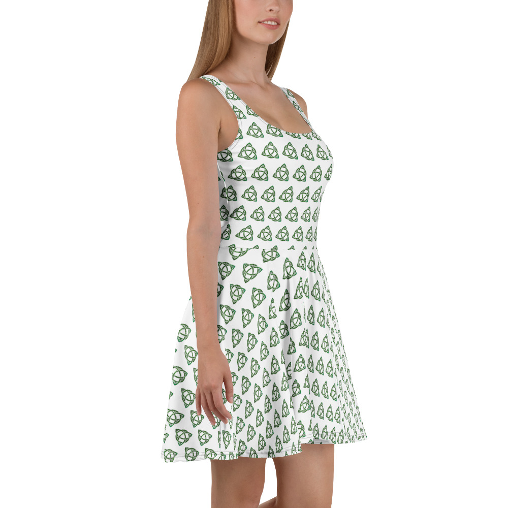Celtic Trinity Knot Triquetra Skater Dress - Image 5