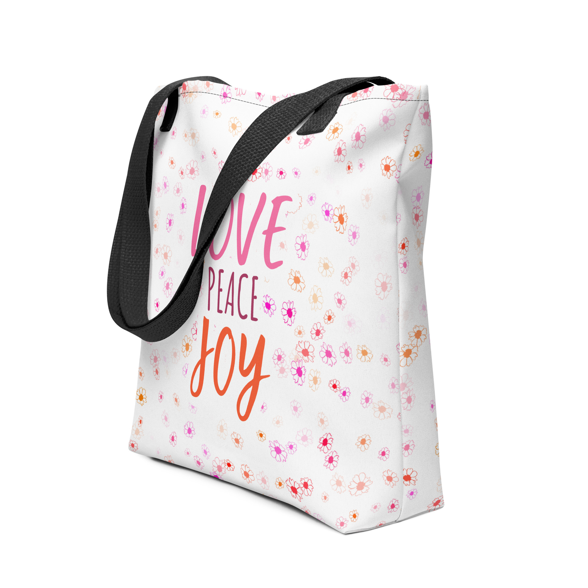 Love Peace Joy Tote bag - Image 2