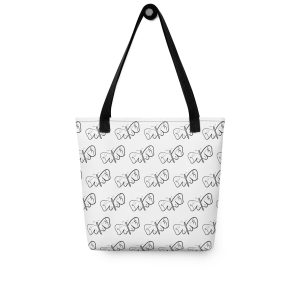 Black and White Butterfly Tote bag