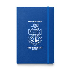 Chief Petty Officer Hardcover bound notebook