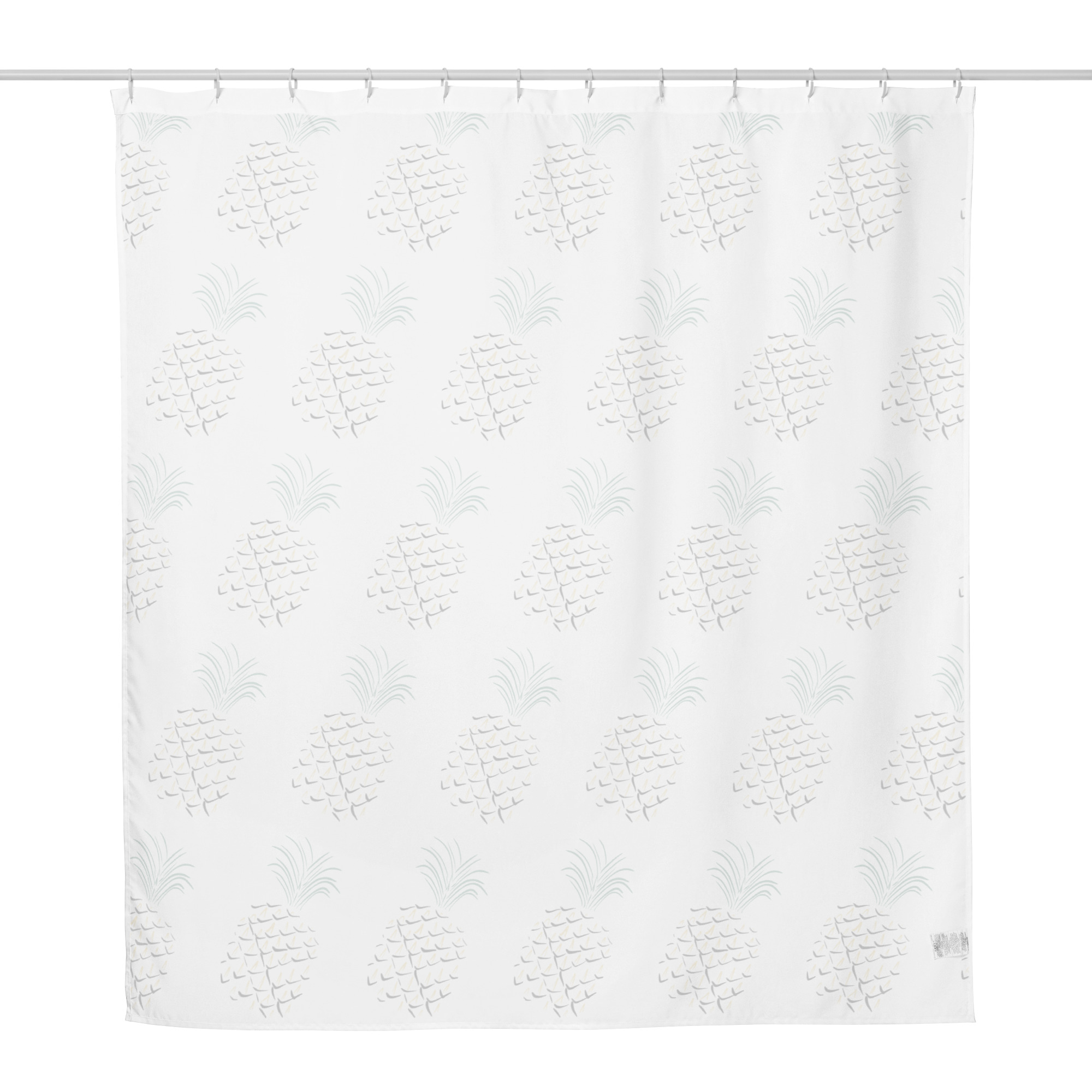 Pineapple Abstract Art Shower curtain - Image 3