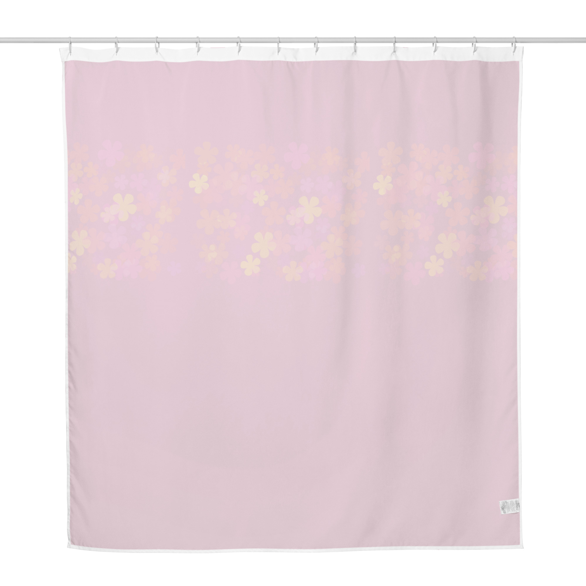 Retro Floral Shower curtain - Image 3