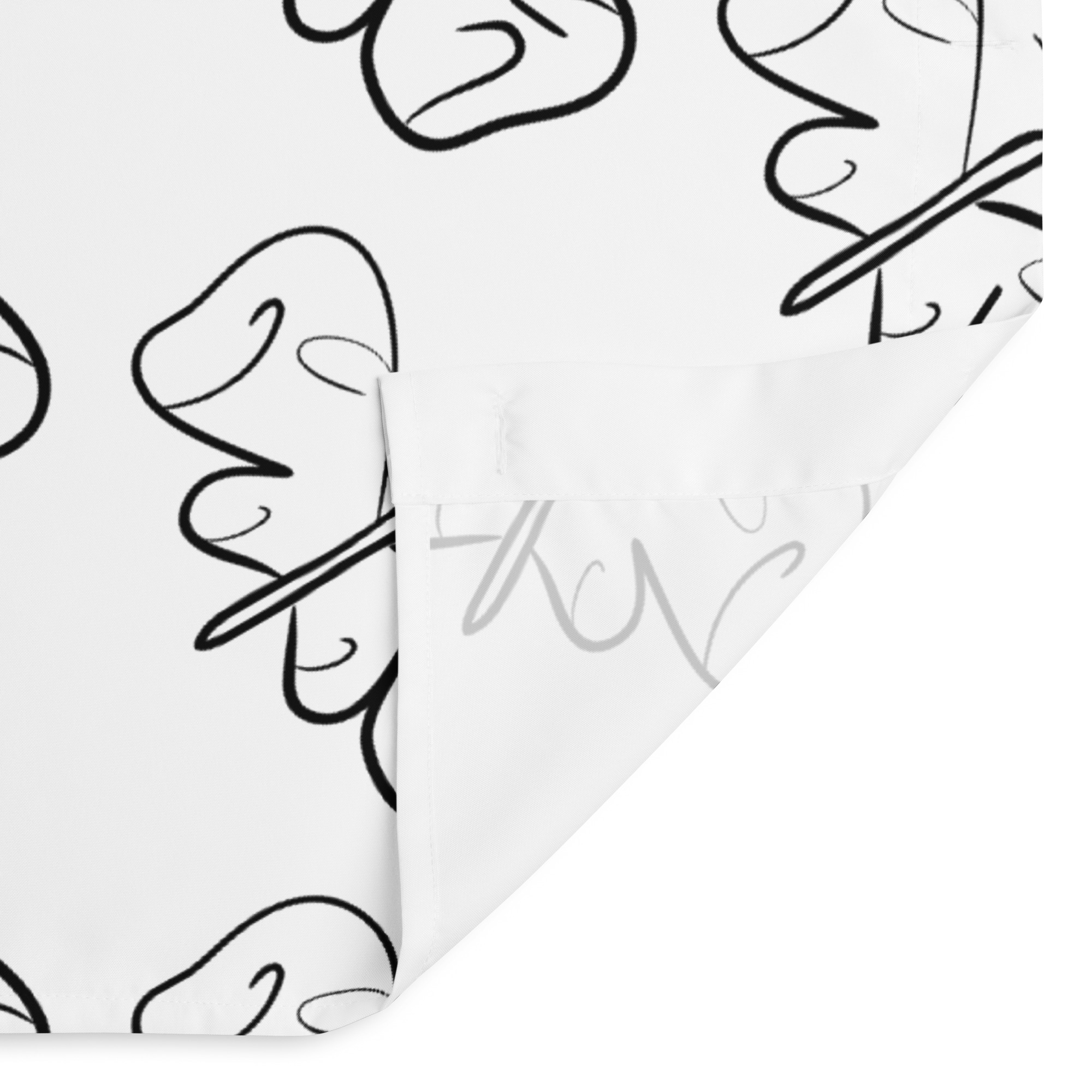 Black and White Butterfly Shower curtain - Image 8