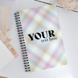 Pastel Spiral Dotted Line Notebook