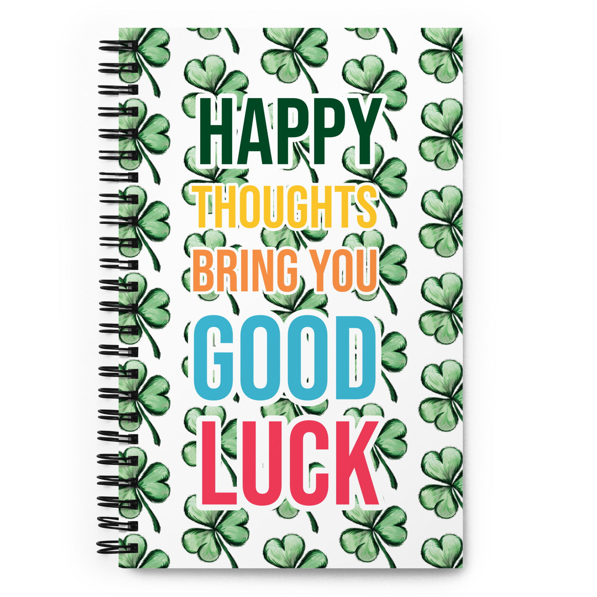 Good Luck Shamrock Spiral notebook - Image 2