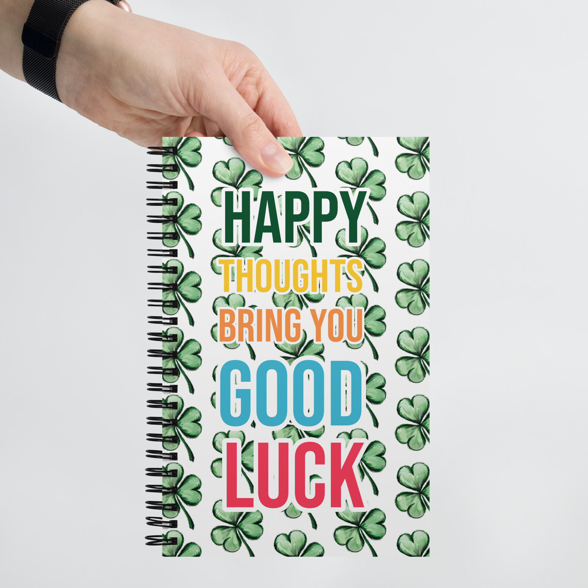 Good Luck Shamrock Spiral notebook - Image 6