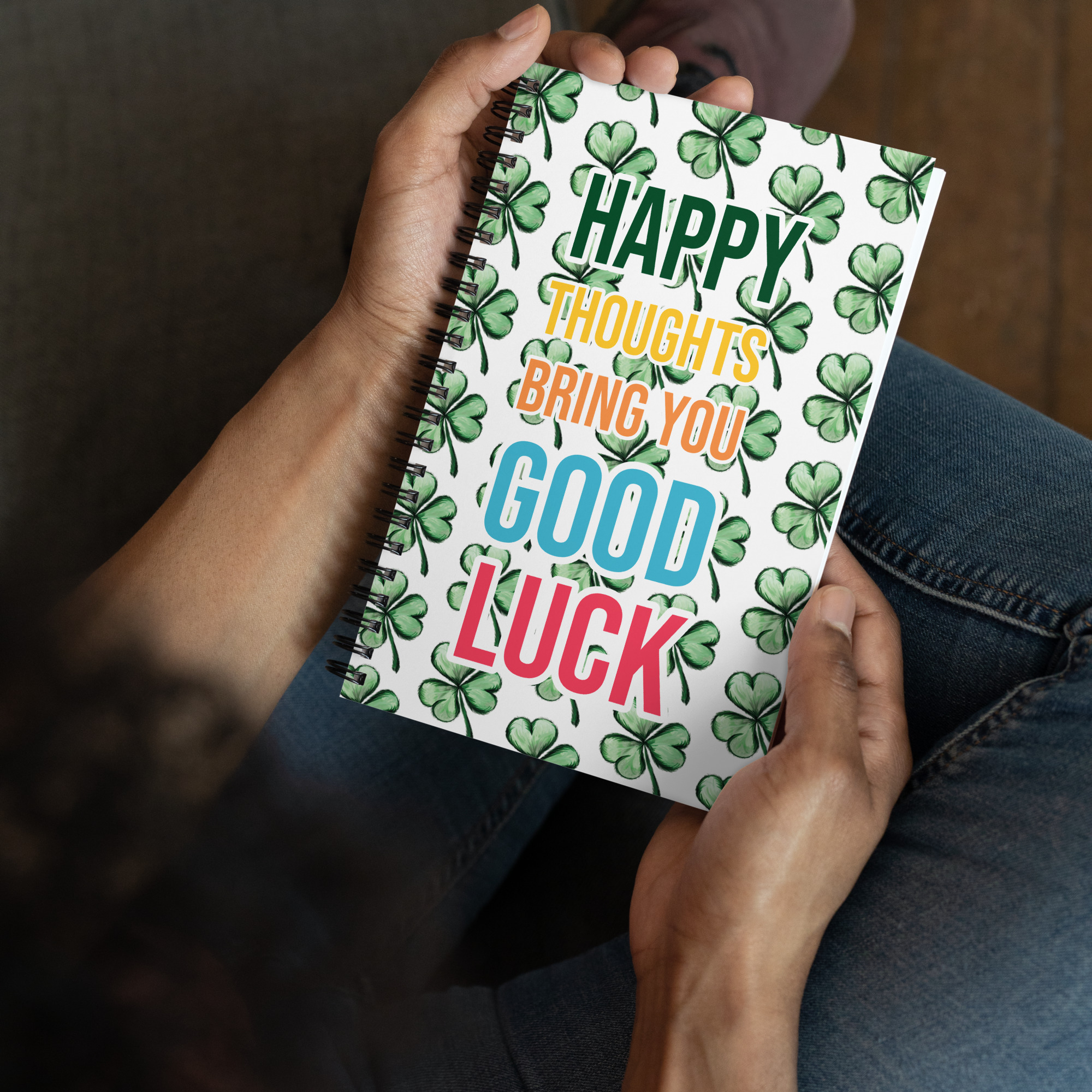 Good Luck Shamrock Spiral notebook - Image 7