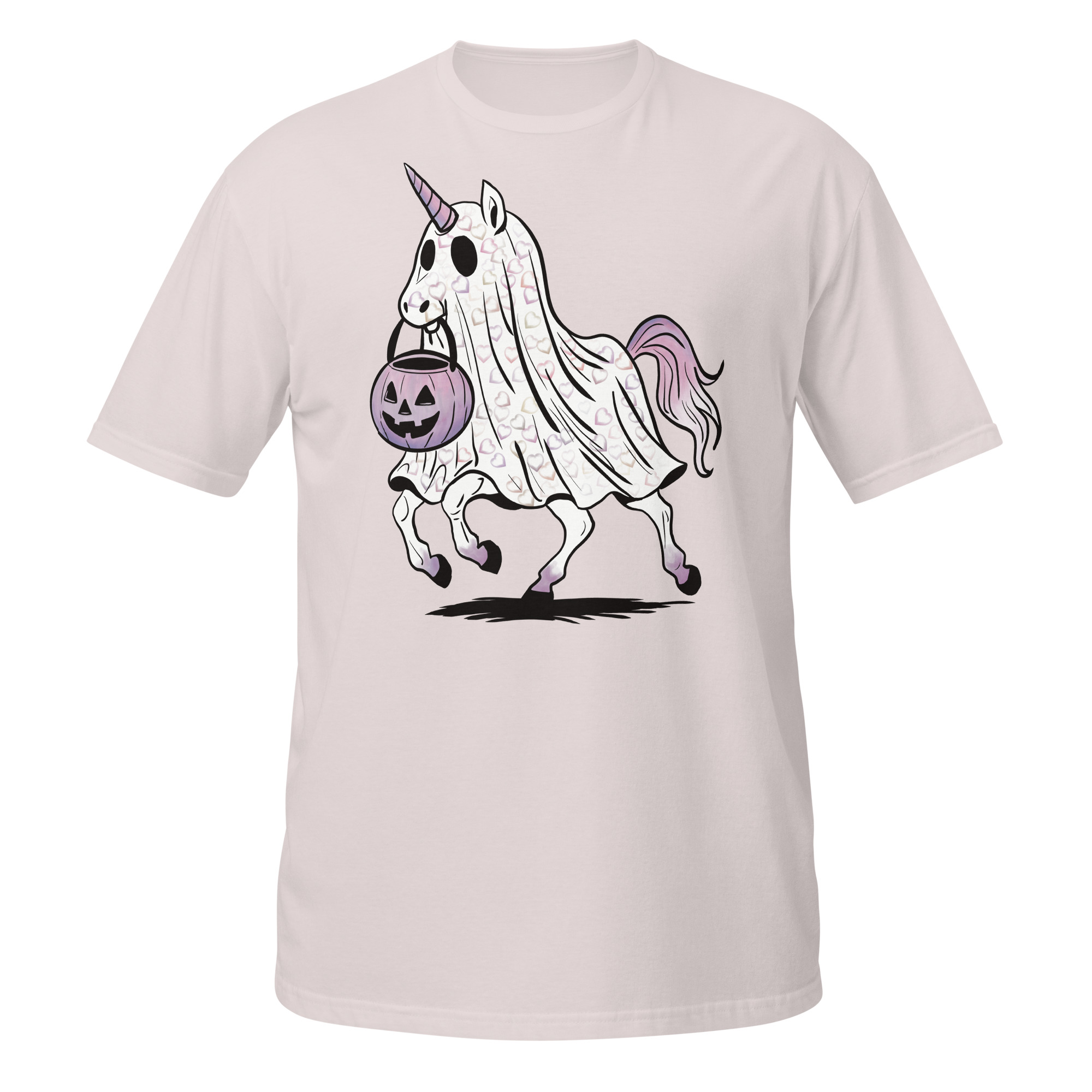 Unicorn with Purple Halloween Short-Sleeve Unisex T-Shirt - Image 13