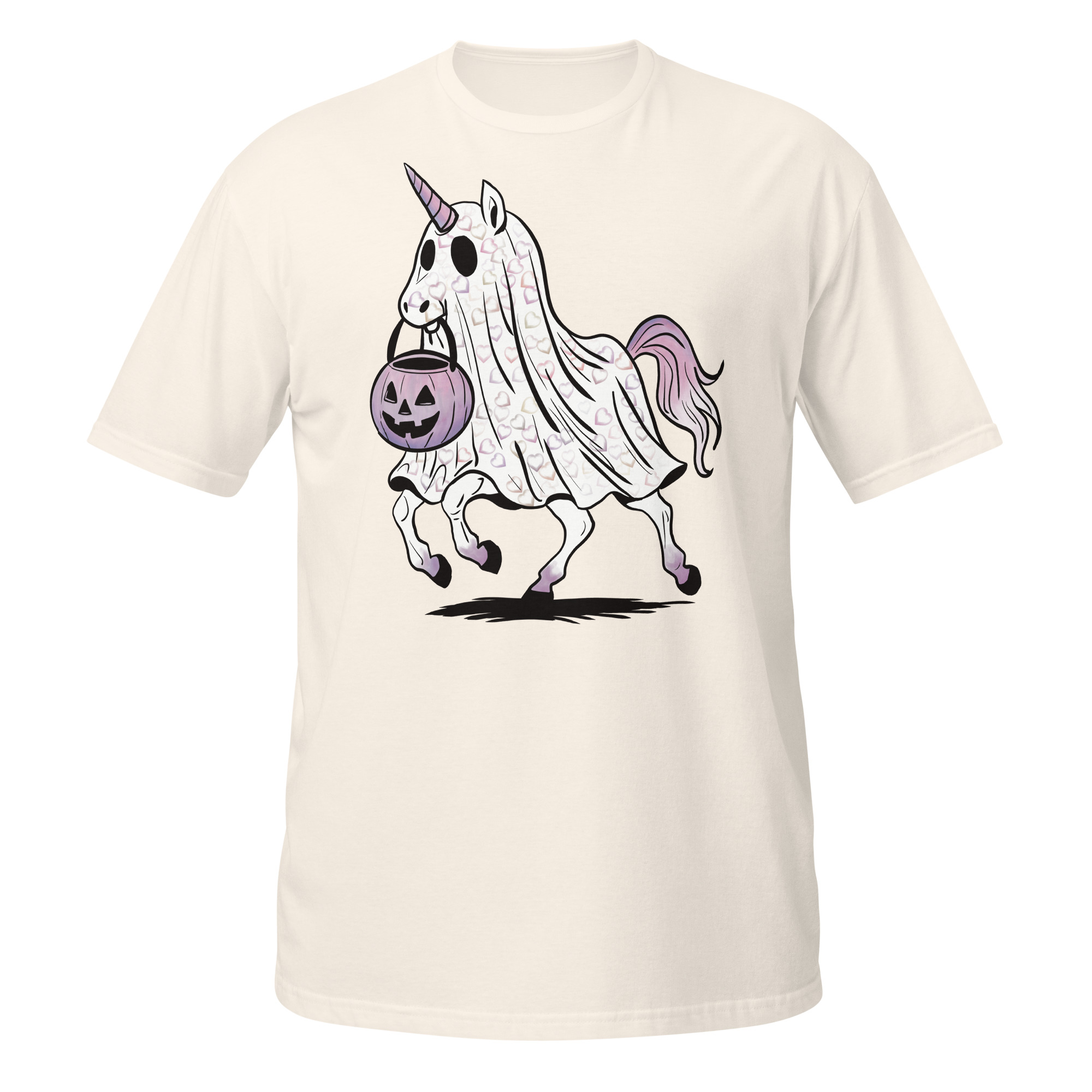Unicorn with Purple Halloween Short-Sleeve Unisex T-Shirt - Image 15