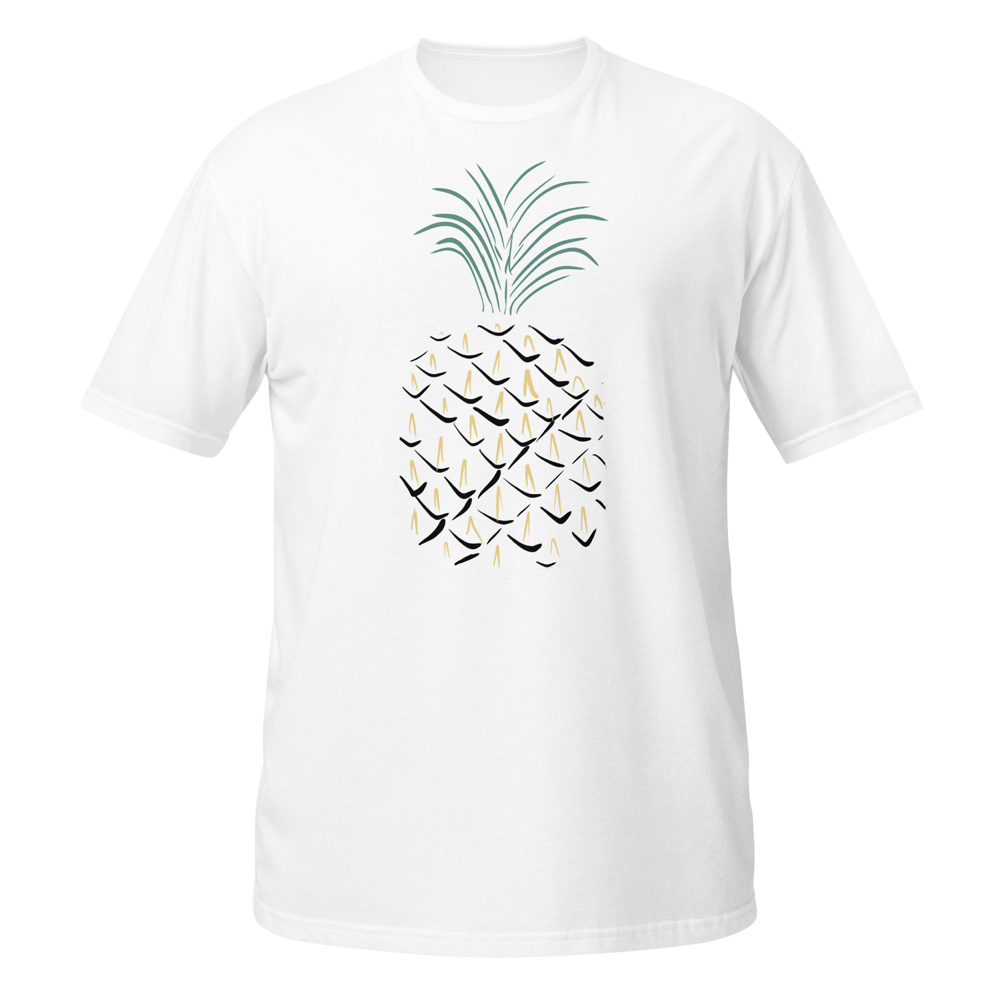 Pineapple Abstract Art Short-Sleeve Unisex T-Shirt - Image 8
