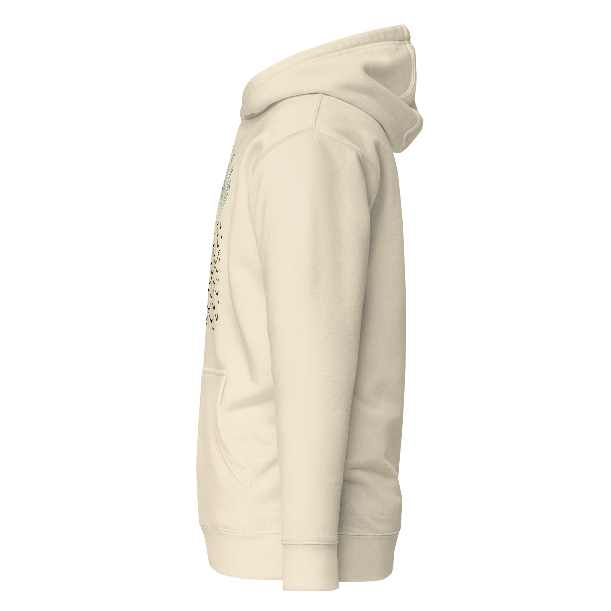 Pineapple Abstract Art Unisex Hoodie - Image 11