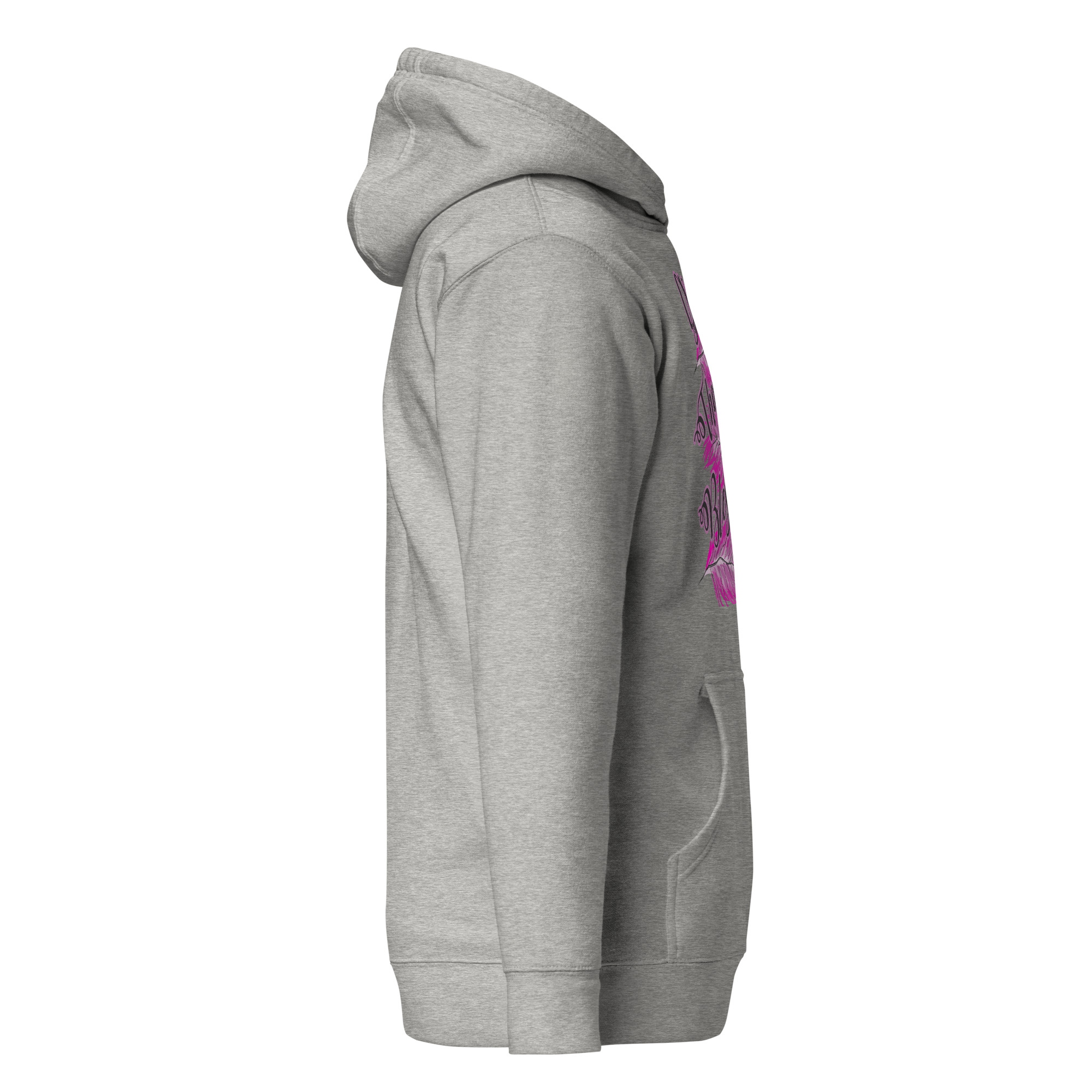 Grateful Thankful Blessed Pink Feathers Unisex Hoodie - Image 10