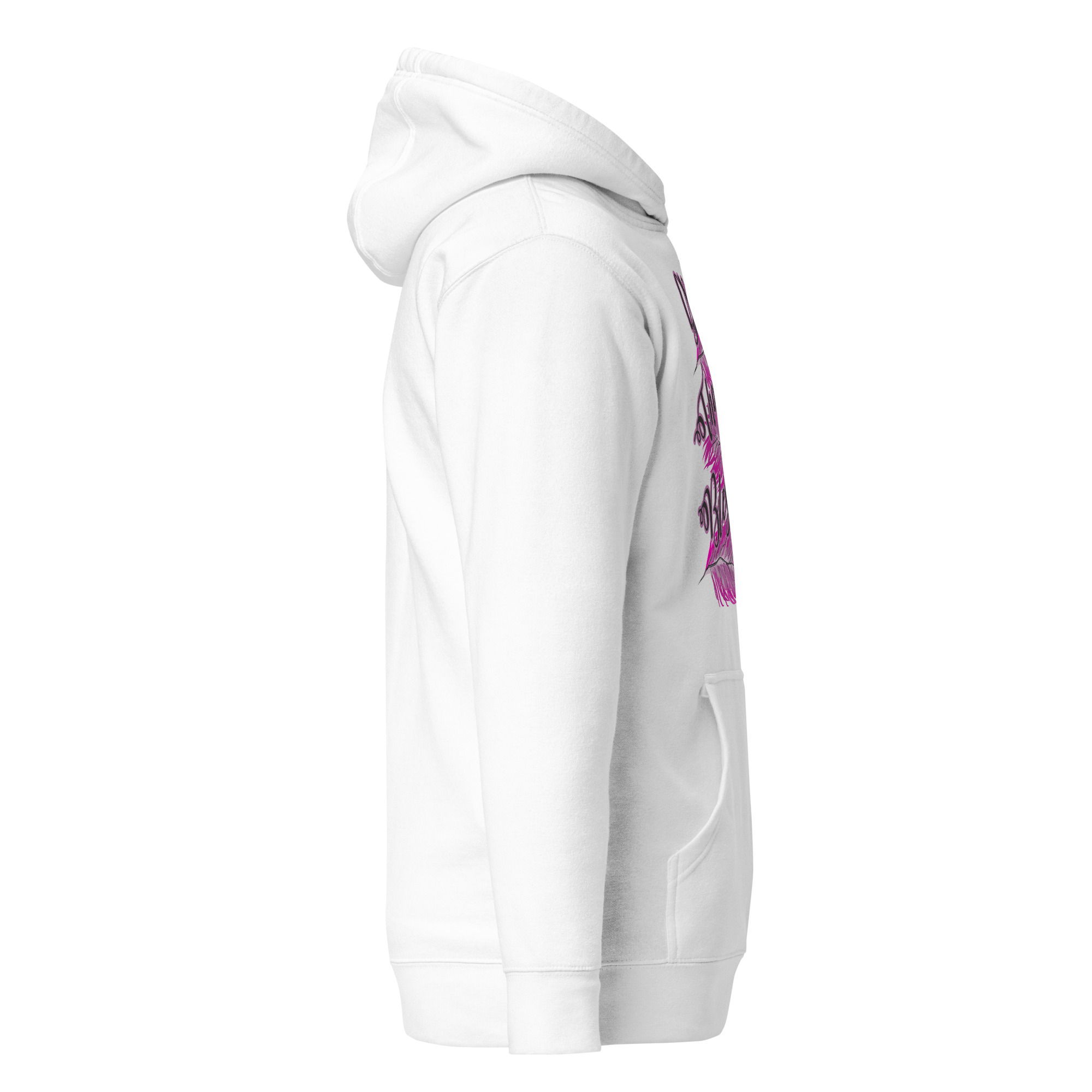 Grateful Thankful Blessed Pink Feathers Unisex Hoodie - Image 12